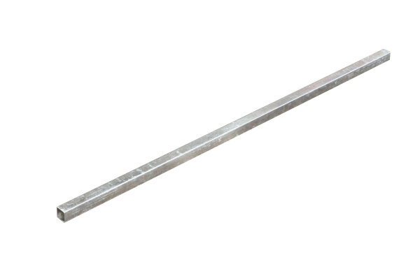 MÜBA Schaftrohr gemäß TL-Aufstellvorrichtungen 97 aus Vierkant-Rohr 40 x 40 mm, Länge 3,00 m, verzinkt