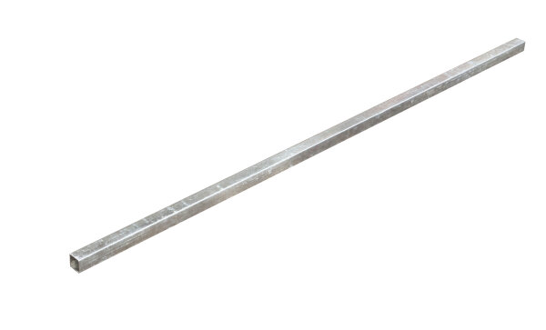 MÜBA Schaftrohr gemäß TL-Aufstellvorrichtungen 97 aus Vierkant-Rohr 40 x 40 mm, Länge 3,50 m, verzinkt