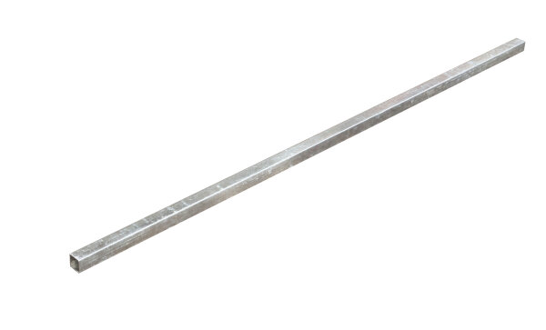 MÜBA TL-Schaftrohr 19774 verzinkt, Vierkantrohr 40 x 40 mm, Länge 3,50 m