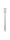 MÜBA Erdnagel 29250 mit unterem Kranz, Stahl geschmiedet und verzinkt, Ø 25 x 490 mm