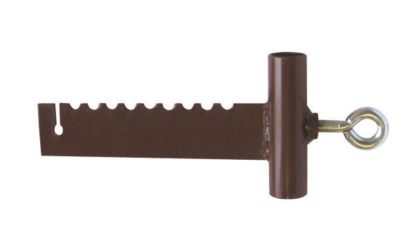 MÜBA Richtschnurhalter mit Kerbe zur Seilführung für Schnurnägel 16, 18 und 20 mm, Länge 25cm