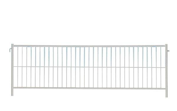 MÜBA Mobilzaun Typ A 29170 verzinkt mit Haken und Ösen, 3,50 x 1,20 m, Maschenweite 105 x 480 mm