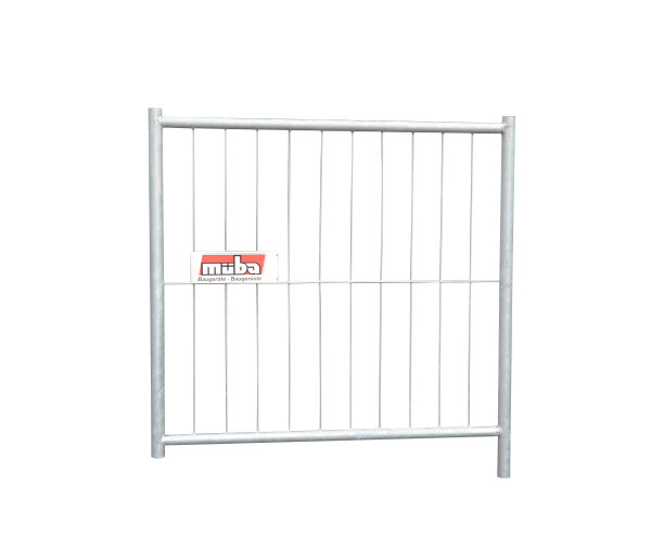 MÜBA Torelement 29200 Feuerverzinkt, 1,20 x 1,20 m, für Bauzaun Typ A und B