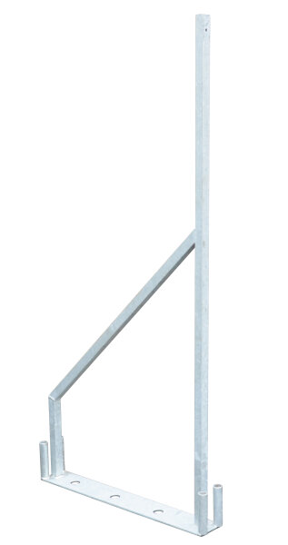 MÜBA Bauzaunständer 29480 verzinkt, beidseitig, Höhe 1,80 m
