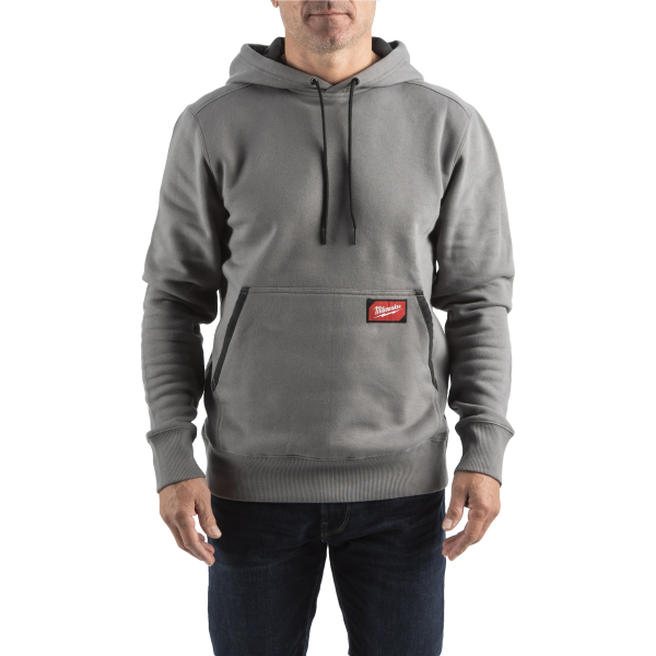 MILWAUKEE leichter Arbeits-Kapuzen-Pullover grau WHMWGR-S I 0,584kg 4932493121