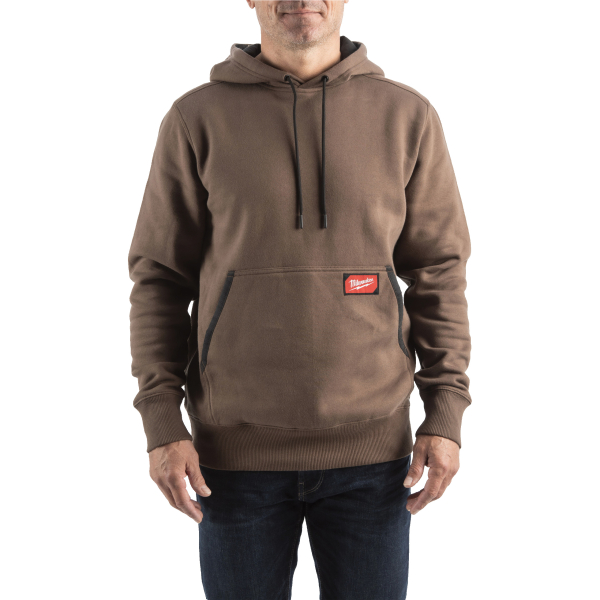 MILWAUKEE leichter Arbeits-Kapuzen-Pullover braun WHMWBR-XXL I 0,642kg 4932493135