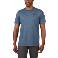 MILWAUKEE Hybrid-T-Shirt blau HTSSBLU-S I 0,3kg 4932492973