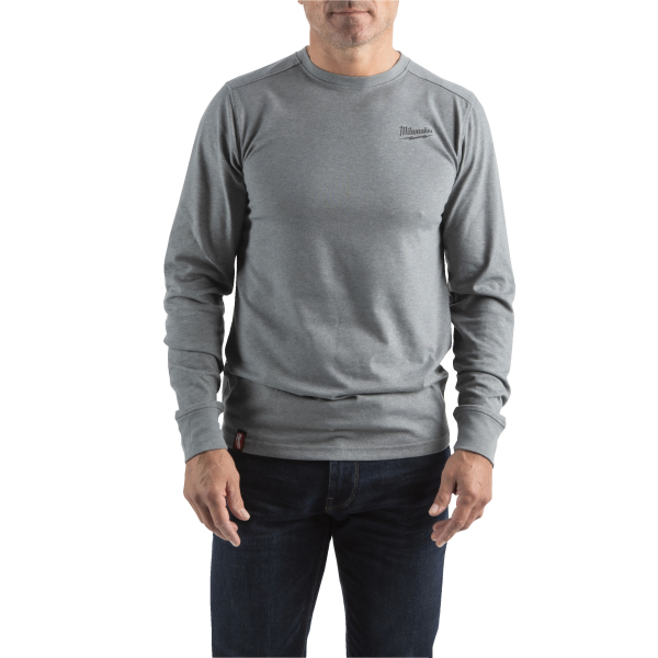 MILWAUKEE Hybrid-Langarm-Shirt grau HTLSGR-XL I 0,3kg 4932492991