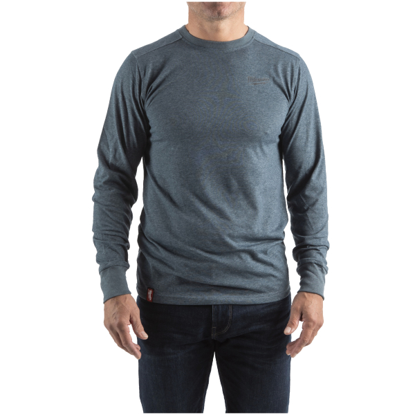 MILWAUKEE Hybrid-Langarm-Shirt blau HTLSBLU-XL I 0,265kg 4932492996