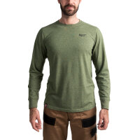 MILWAUKEE Hybrid-Langarm-Shirt grün  HTLSGN-S I...