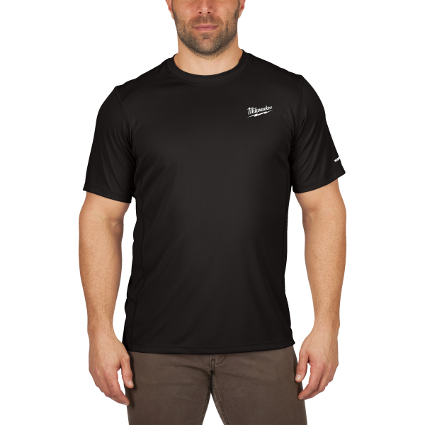 MILWAUKEE Funktions-T-Shirt schwarz mit UV-Schutz WWSSBL-XL I 0,3kg 4932493066