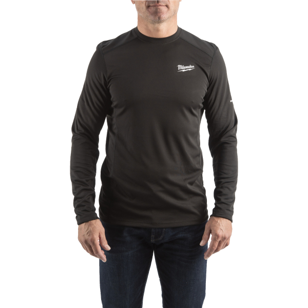 MILWAUKEE Funktions-Langarm-Shirt schwarz mit UV-Schutz WWLSBL-M I 0,203kg 4932493079