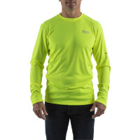 MILWAUKEE Funktions-Langarm-Shirt gelb mit UV-Schutz...