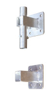 MÜBA Bauzaun Wandhalter 29339 Stahl verzinkt, 2er...
