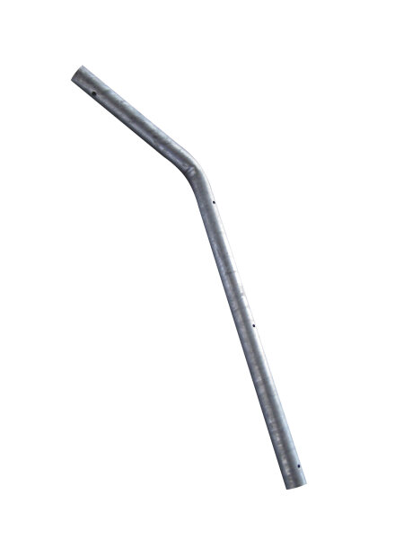 MÜBA Übersteigschutz für Bauzaun, Länge 82 cm, Rohrdurchmesser Ø35mm, verzinkt