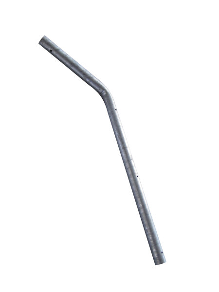 MÜBA Übersteigschutz für Bauzaun 29440 verzinkt, Länge 82 cm, Rohrdurchmesser Ø 35 mm
