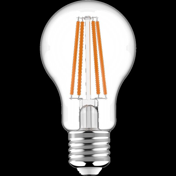 Shada LED Filament Leuchtmittel 620142 Klassisch A60 E27 Klar Warmweiß 2700 K, 7 W, 806 lm