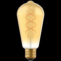 Shada LED Filament Leuchtmittel 620194 ST64 E27 Gold,...