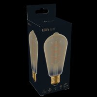 Shada LED Filament Leuchtmittel 620194 ST64 E27 Gold, dimmbar, 4 W