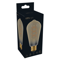 Shada LED Filament Leuchtmittel 620194 ST64 E27 Gold, dimmbar, 4 W