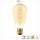 Shada LED Filament Leuchtmittel 620194 ST64 E27 Gold, dimmbar, 4 W