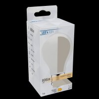 Shada LED Filament Leuchtmittel A60 620143 Opal E27, warmweiß 2700 K, 7 W, 806 lm
