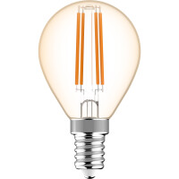 SHADA Led Filament Leuchtmittel - Globe G45 E14 4,5W 470lm 2700K Klar 330°  - dimmbar I 0620148