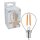Shada LED Filament Leuchtmittel Globe G45 620148 E14 Klar, Dimmbar, Warmweiß, 4,5 W, 470 lm