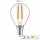 Shada LED Filament Leuchtmittel Globe G45 620148 E14 Klar, Dimmbar, Warmweiß, 4,5 W, 470 lm