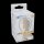 Shada LED Filament Leuchtmittel Globe G45 620148 E14 Klar, Dimmbar, Warmweiß, 4,5 W, 470 lm