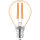 Shada LED Filament Leuchtmittel Globe G45 620148 E14 Klar, Dimmbar, Warmweiß, 4,5 W, 470 lm
