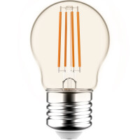 SHADA Led Filament Leuchtmittel - Globe G45 E27 4,5W 470lm 2700K Klar 330°  - dimmbar I 0620151