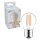 Shada LED Filament Leuchtmittel 620151 Globe G45 E27 Klar 4,5 W, warmweiß (2700 K), dimmbar