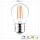 Shada LED Filament Leuchtmittel 620151 Globe G45 E27 Klar 4,5 W, warmweiß (2700 K), dimmbar