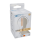 Shada LED Filament Leuchtmittel 620151 Globe G45 E27 Klar 4,5 W, warmweiß (2700 K), dimmbar