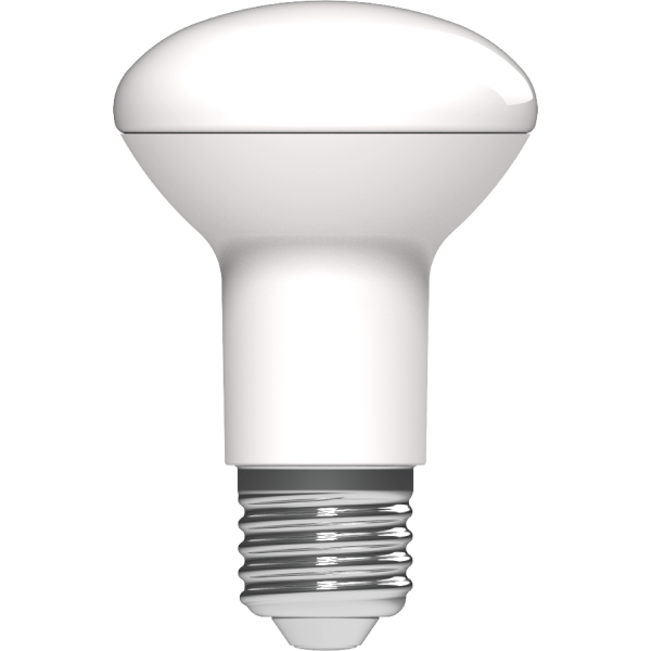 Shada LED SMD Leuchtmittel Pilzkopf R63 620129 E27 Opal, Warmweiß 2700 K, 7 W, 806 lm
