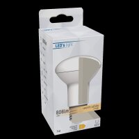 Shada LED SMD Leuchtmittel Pilzkopf R63 620129 E27 Opal, Warmweiß 2700 K, 7 W, 806 lm