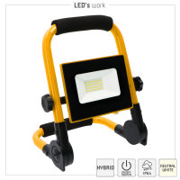 Shada Aufladbare LED Arbeitsleuchte 310665 Lithium-Ionen, 10 W, 700 lm