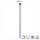 Shada LED Schrankleuchte 401781 Silber 600 mm, mit Wellensensor, CCT 3000-6000 K