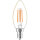 Shada LED Filament Leuchtmittel Kerze 620154 C35 E14 Klar 2700 K, dimmbar, 4,5 W, 470 lm