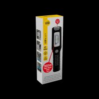 Shada LED Handlampe 700327, 3 W, 300 lm, 6500 K, IP20, Wiederaufladbar, mit Magnet