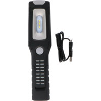 Shada LED Handlampe 700327, 3 W, 300 lm, 6500 K, IP20, Wiederaufladbar, mit Magnet