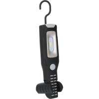 Shada LED Handlampe 700327, 3 W, 300 lm, 6500 K, IP20, Wiederaufladbar, mit Magnet