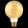 Shada LED Filament Leuchtmittel 620195 Globe G95 E27 Gold, dimmbar, 1800 K, 4 W, 250 lm