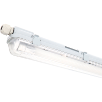 Shada LED Wannenleuchte 2411202, 120 cm, 1x14 W, 2100 lm, 4000 K neutralweiß, IP65, mit austauschbarer Röhre