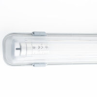 Shada LED Wannenleuchte 2411202, 120 cm, 1x14 W, 2100 lm, 4000 K neutralweiß, IP65, mit austauschbarer Röhre