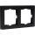 Shada Doppelrahmen 2900146 Mattschwarz, 55x55 mm
