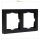Shada Doppelrahmen 2900146 Mattschwarz, 55x55 mm