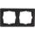 Shada Doppelrahmen 2900146 Mattschwarz, 55x55 mm