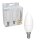Shada LED Kerze 620176 C35 E14 Opal, Warmweiß 2700 K, 3er Sparpack, 4,9 W, 470 lm